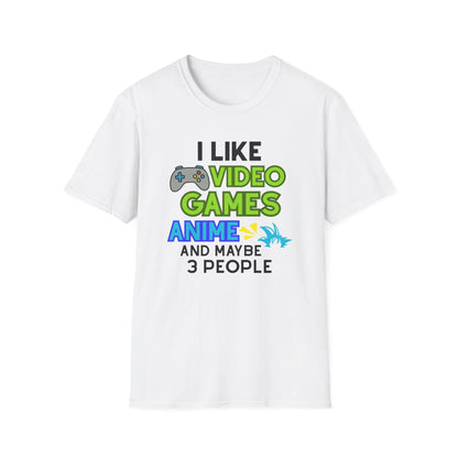 I Like VG Anime 3 People T-Shirt