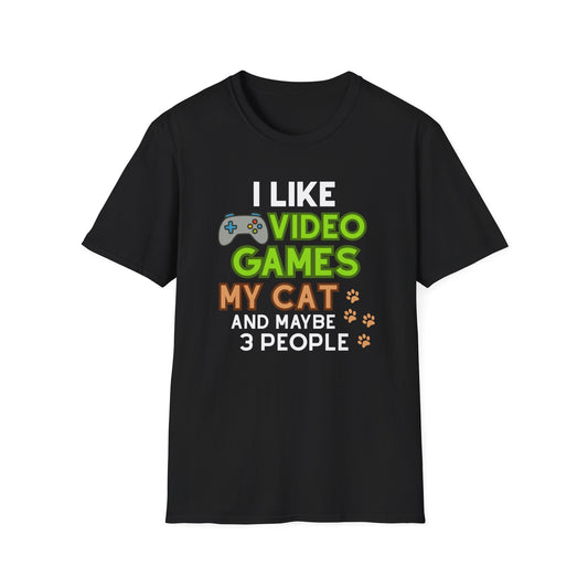 I Like VG My Cat 3 People T-Shirt