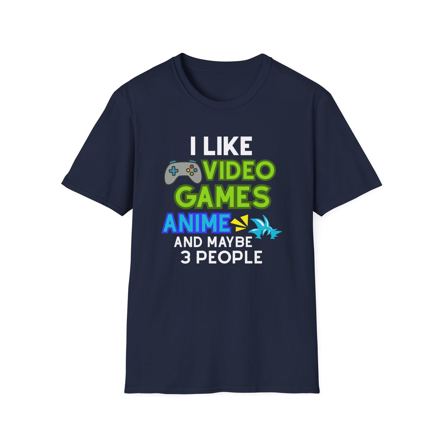 I Like VG Anime 3 People T-Shirt