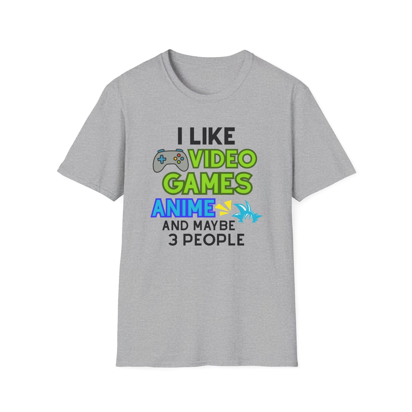 I Like VG Anime 3 People T-Shirt