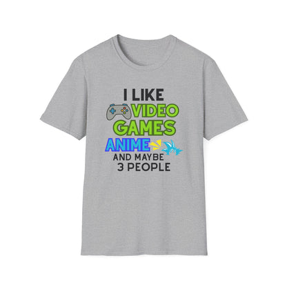 I Like VG Anime 3 People T-Shirt