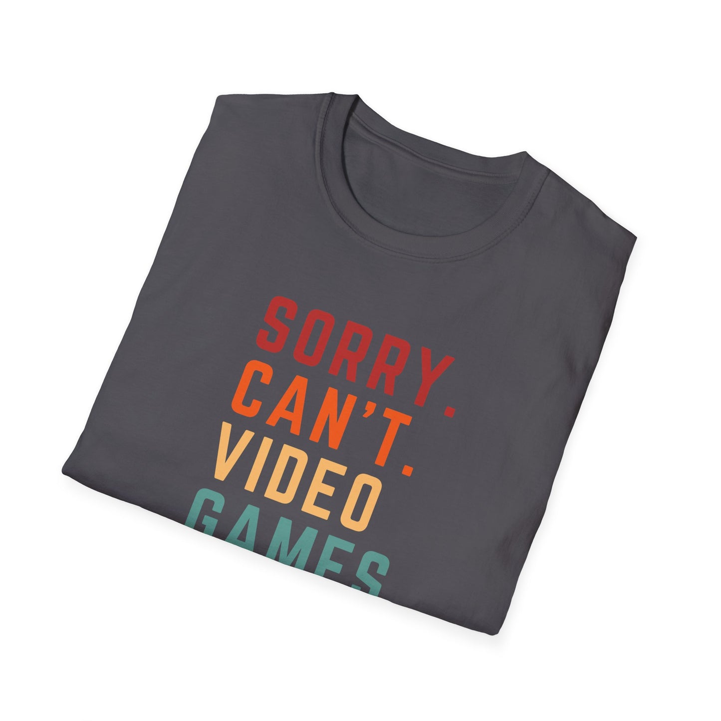 Sorry Can't Video Games Peace T-Shirt