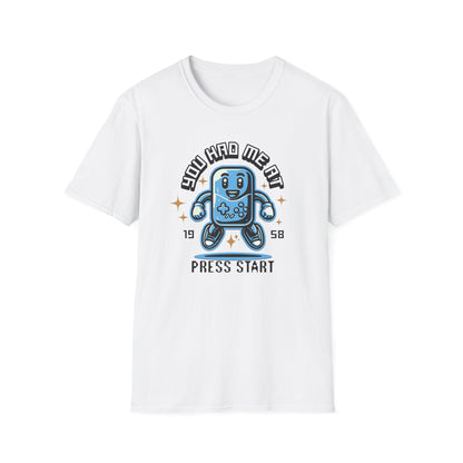 You Had Me At Press Start T-Shirt