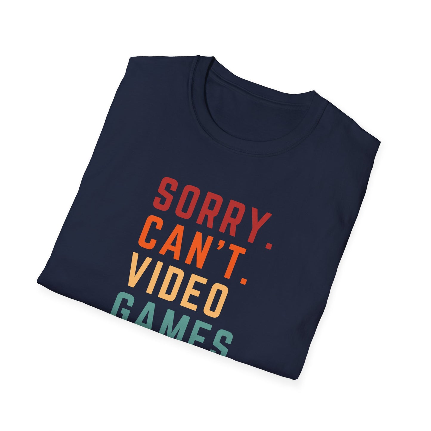 Sorry Can't Video Games Peace T-Shirt