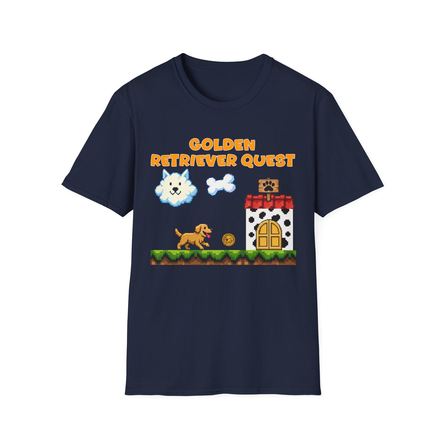 Golden Retriever Quest T-Shirt