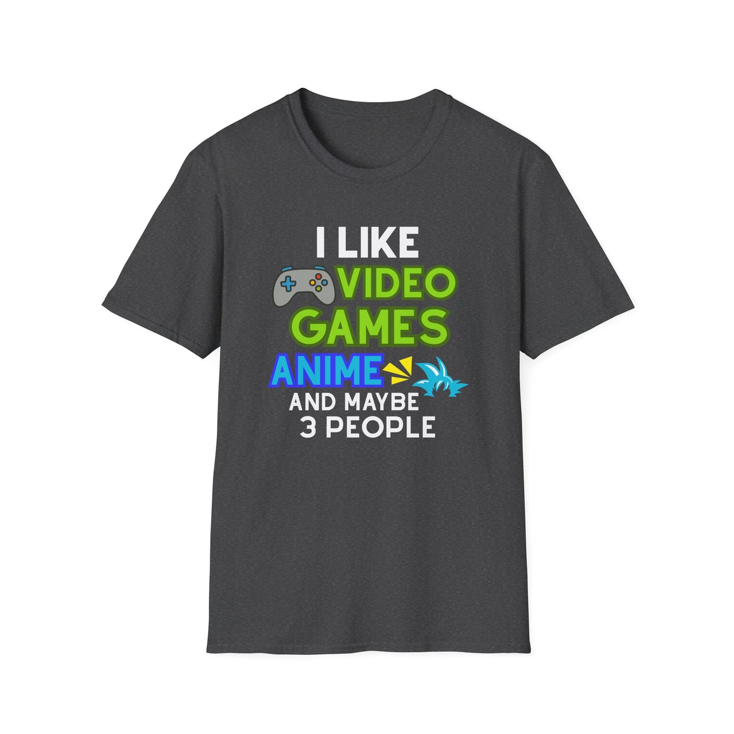 I Like VG Anime 3 People T-Shirt
