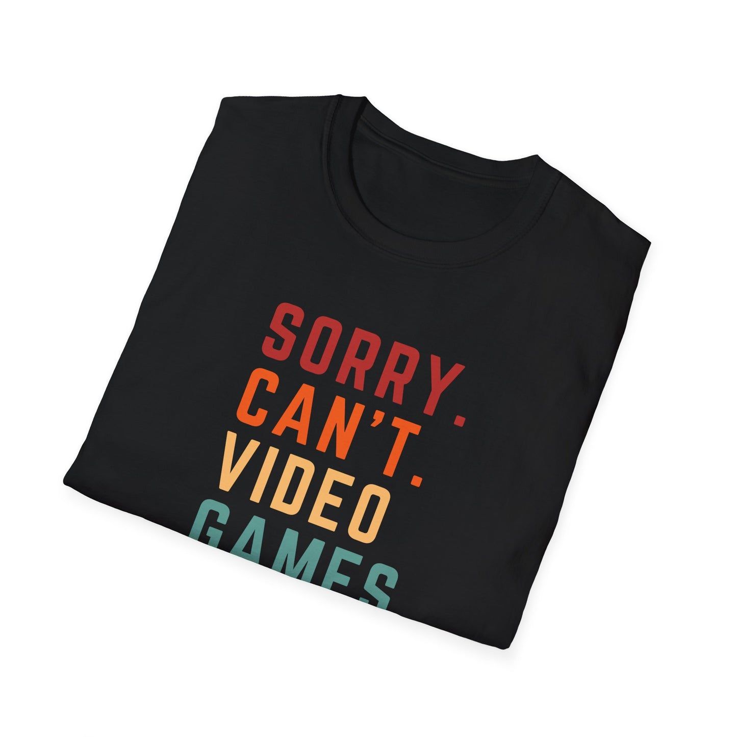 Sorry Can't Video Games Peace T-Shirt