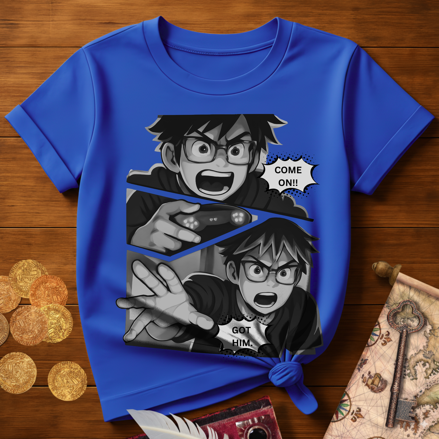 Angry Manga Gamer T-Shirt