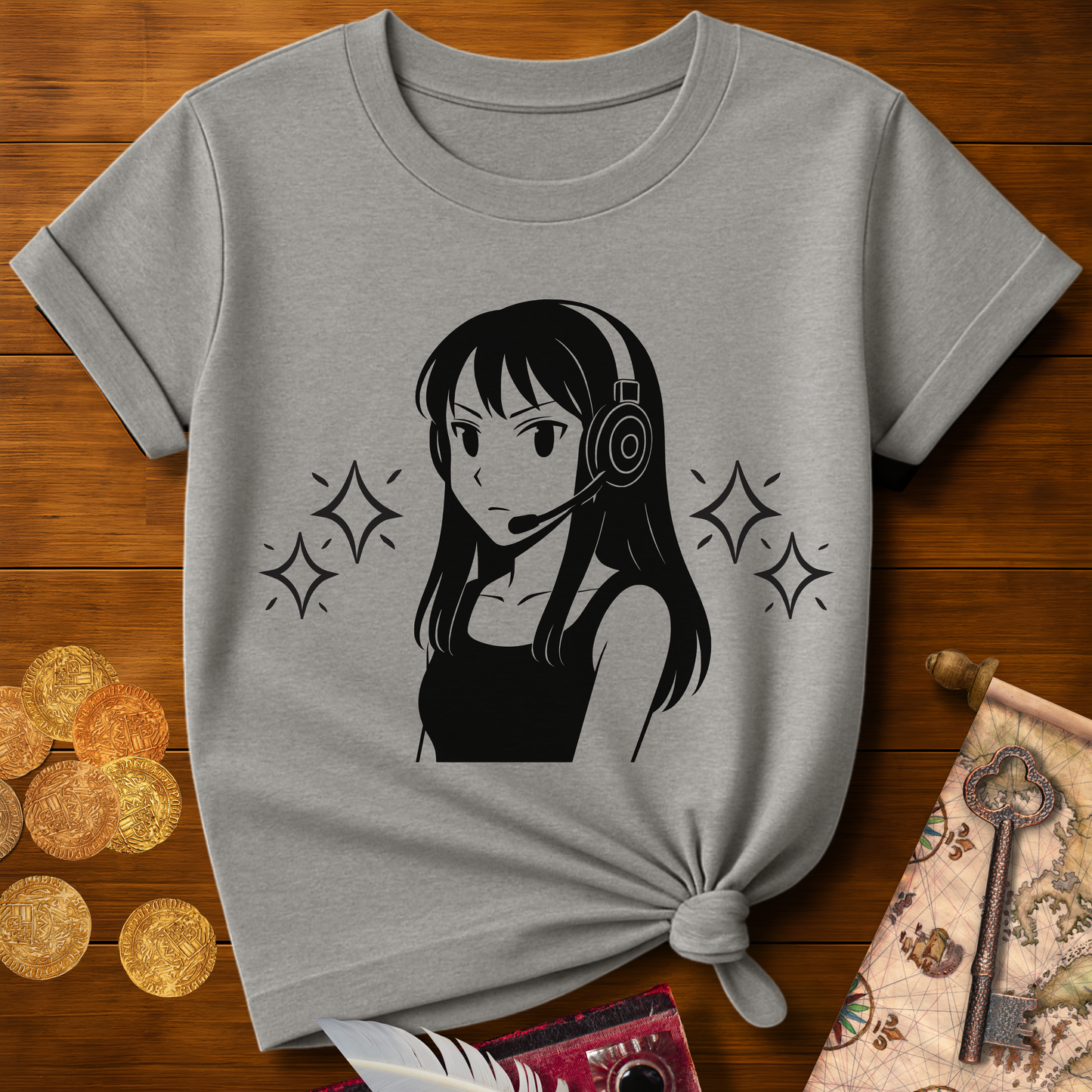 Manga Gamer(Girl) T-Shirt