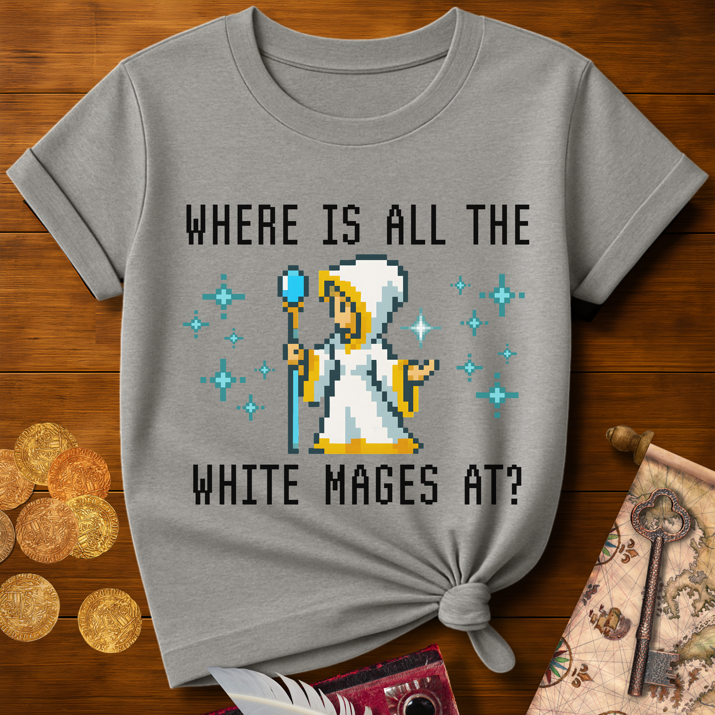 Where White Mages T-Shirt